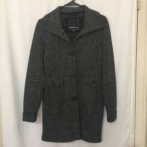 Weatherproof gray button-down longsleeve coat sizS